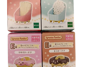 Sylvanian Families Delicious Parade 2024 – Bebé Papas Fritas, Pop Corn o Donuts FamilyMart Lottery - Envío al azar