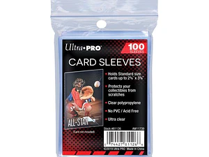 Ultra PRO Protector de Cartas Standard Transparente (100 Unidades)