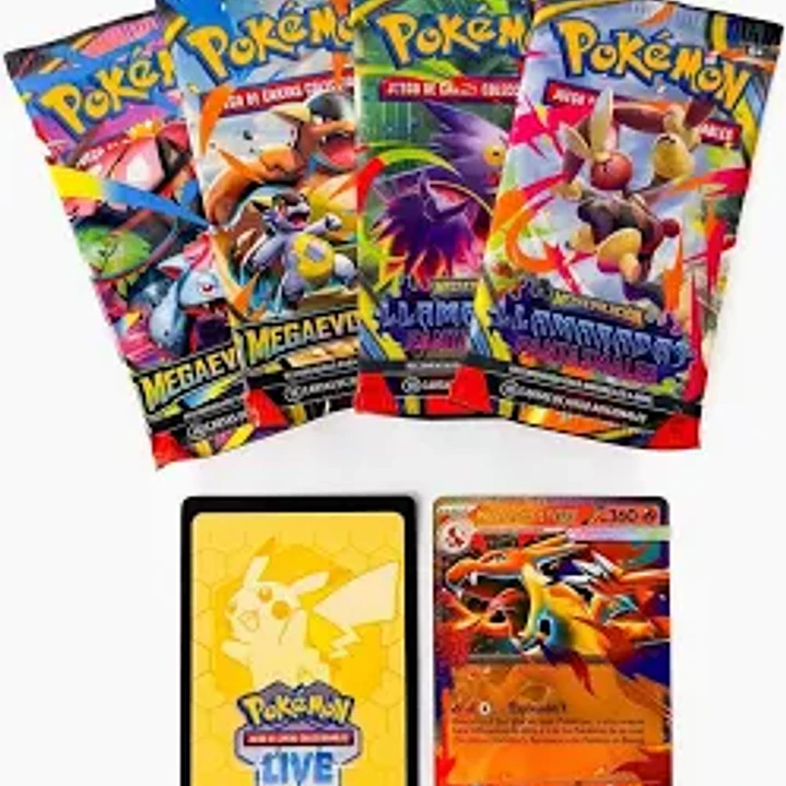Pokémon TCG: Mega Charizard X o Y Tin Español | Cartas Pokémon Chile  6