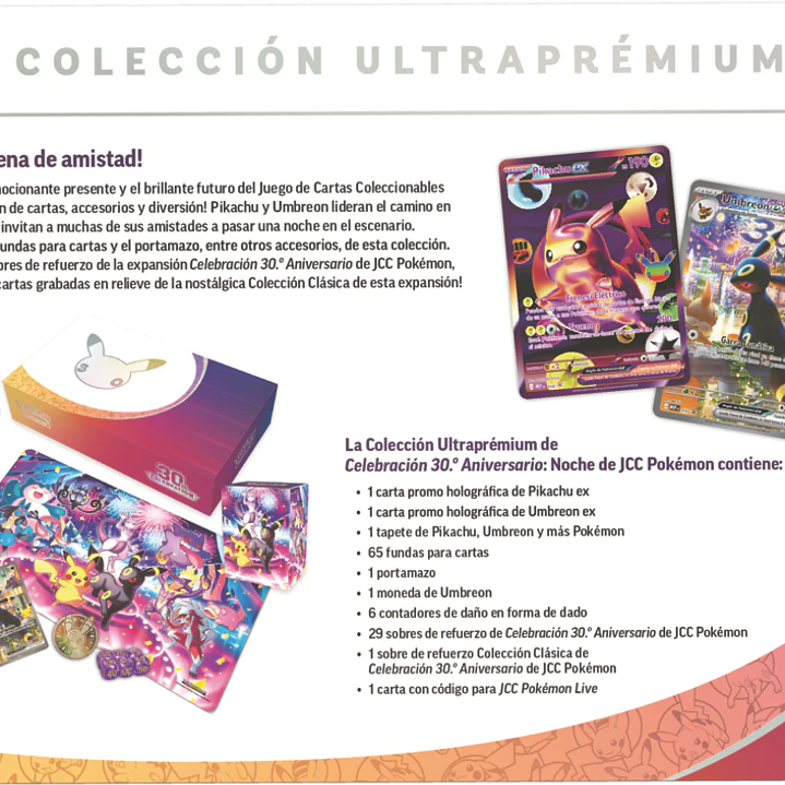 Pokémon TCG 30th Celebration Ultra Premium Collection Español | Cartas Pokémon Originales Chile PRE VENTA 3