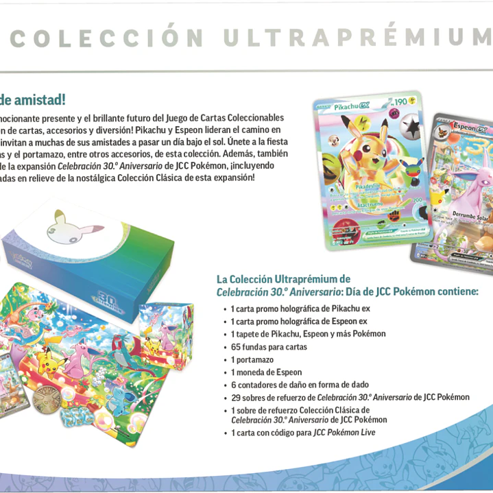 Pokémon TCG 30th Celebration Ultra Premium Collection Español | Cartas Pokémon Originales Chile PRE VENTA 5