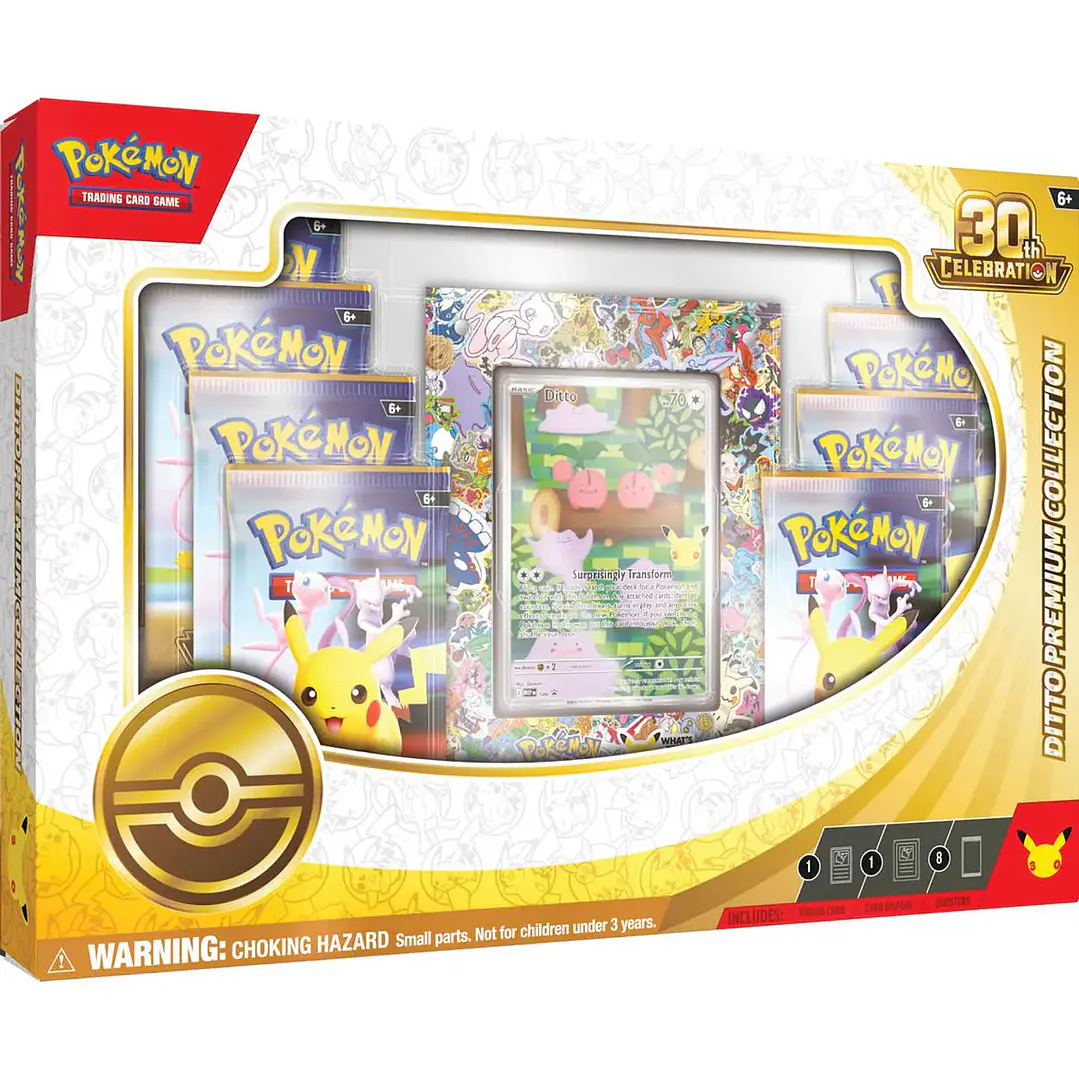 Pokémon TCG 30th Celebration Ditto Premium Collection Español | Cartas Pokémon Originales Chile PRE VENTA 2