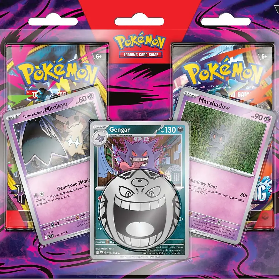 Pokémon TCG Enhanced 2-Pack Blister Halloween 2026 Inglés| Cartas Pokémon Originales  1
