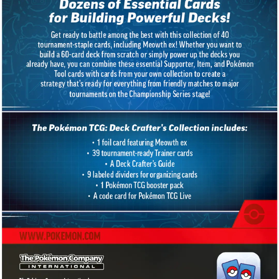 Pokémon TCG – Deck Crafter's Collection | Cartas Pokémon Originales Chile PRE VENTA 2
