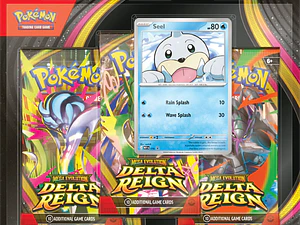 Pokémon TCG Mega Evolution – Delta Reign 3-Pack Blister | Cartas Pokémon Originales Chile PRE VENTA