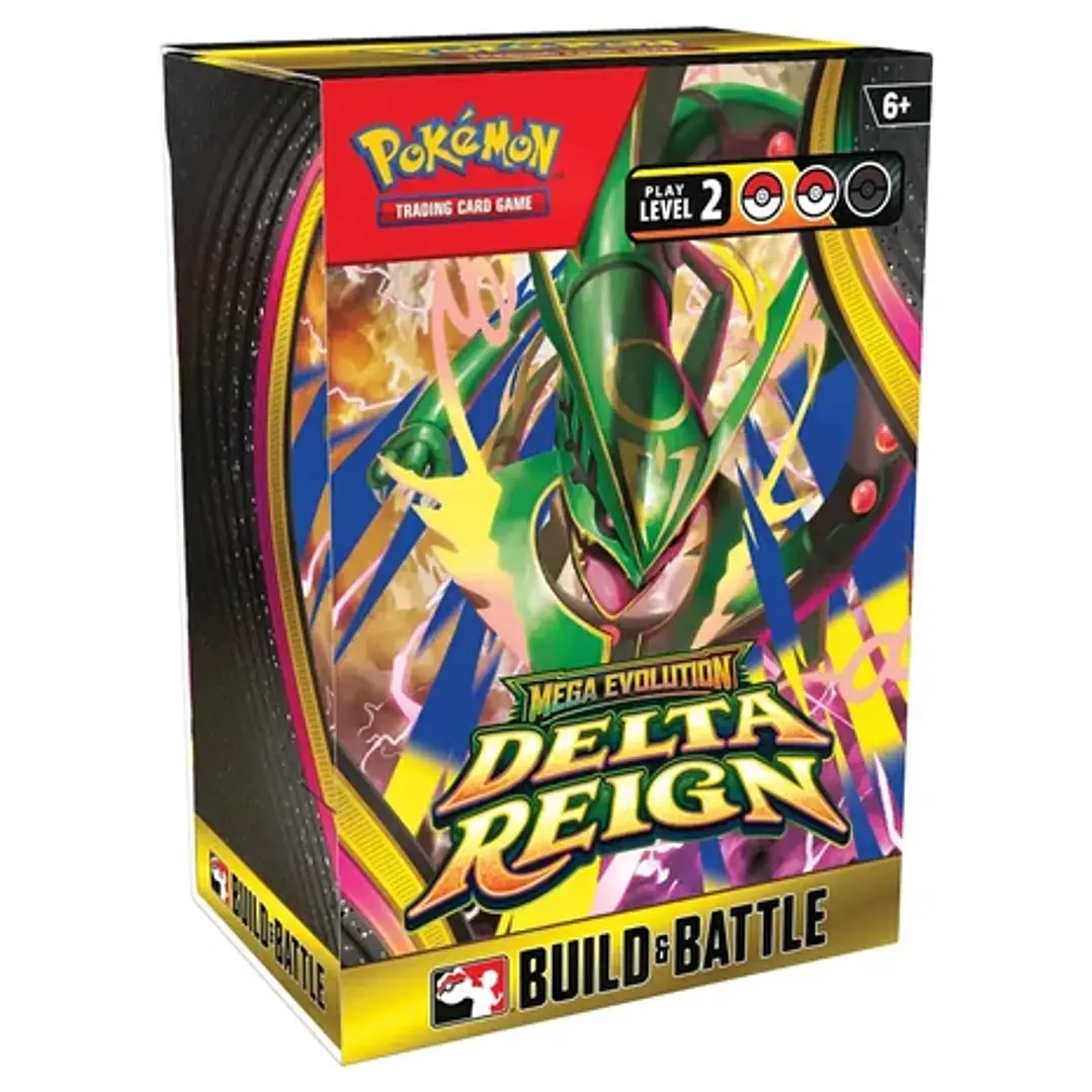 Pokémon TCG Mega Evolution – Delta Reign Build & Battle Box | Cartas Pokémon Originales Chile PRE VENTA 1