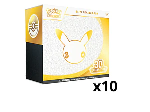Pokémon TCG 30th Celebration Elite Trainer Box Pack 10 Unidades Inglés | Cartas Pokémon Originales Chile PRE VENTA 