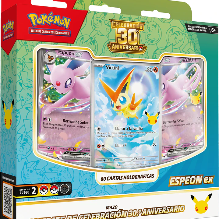 Pokémon TCG 30th Celebration Battle Deck Inglés | Cartas Pokémon Originales Chile PRE VENTA 2