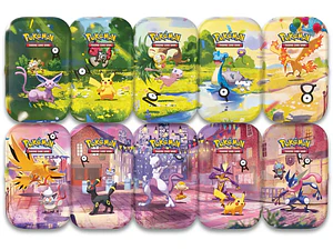 Pokémon TCG 30th Celebration Mini Tin Inglés  | Envío al Azar | Cartas Pokémon Originales Chile PRE VENTA