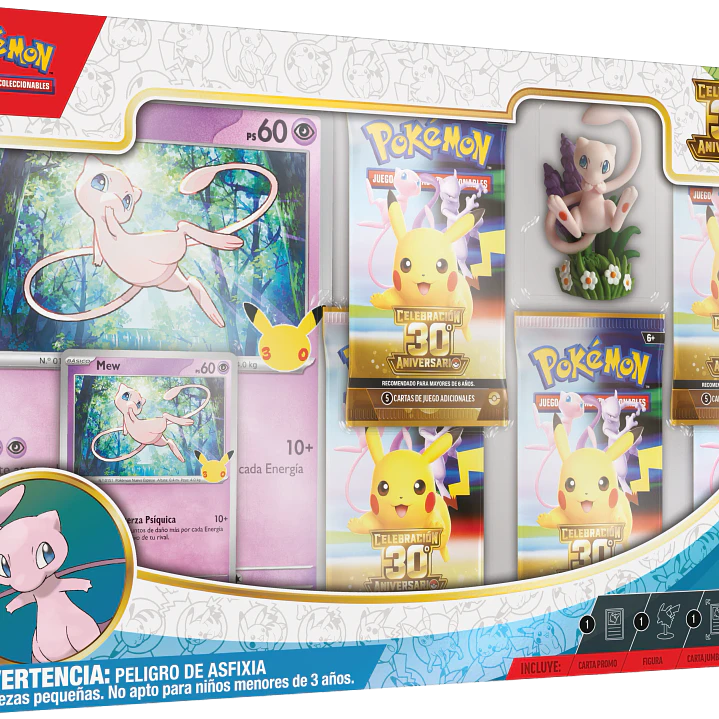Pokémon TCG 30th Celebration Figure Collection Inglés | Cartas Pokémon Originales Chile PRE VENTA 5