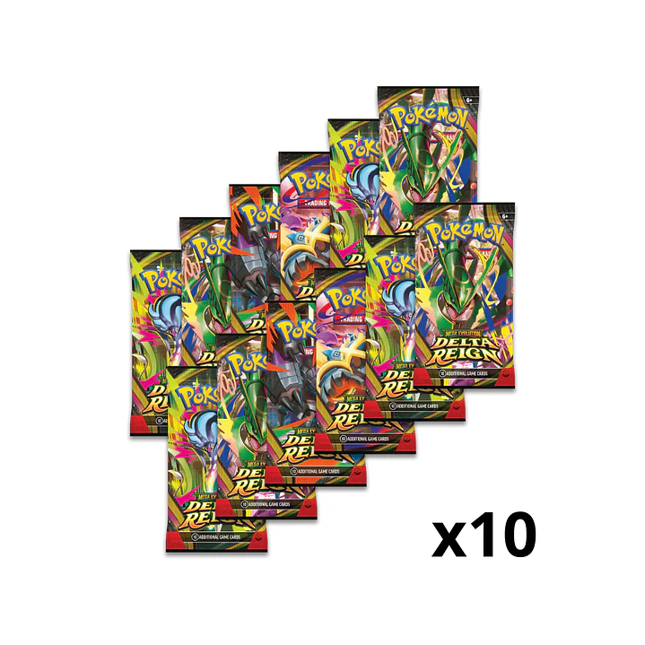 Pokémon TCG Mega Evolution – Delta Reign Booster Pack de 10 Sobres | Cartas Pokémon Originales Chile – PRE VENTA 1