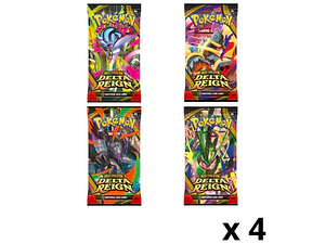 Pokémon TCG Mega Evolution – Delta Reign Booster Pack de 4 Sobres | Cartas Pokémon Originales Chile – PRE VENTA