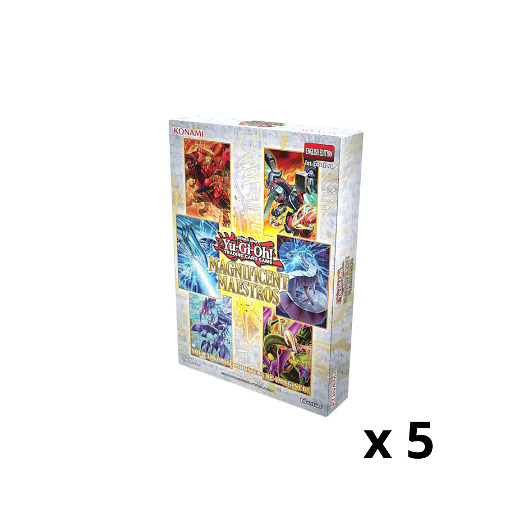 Yu-Gi-Oh! Magnificent Maestros Inglés | Pack de 5 Cajas Originales | Cartas Yu-Gi-Oh! Chile Pre Venta 1