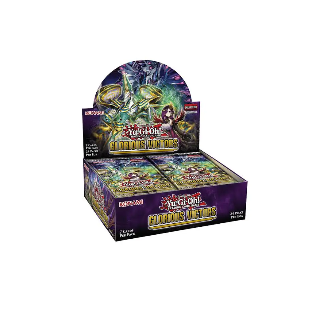 Yu-Gi-Oh! Glorious Victors Booster Box 24 Sobres Inglés | Preventa Chile 1