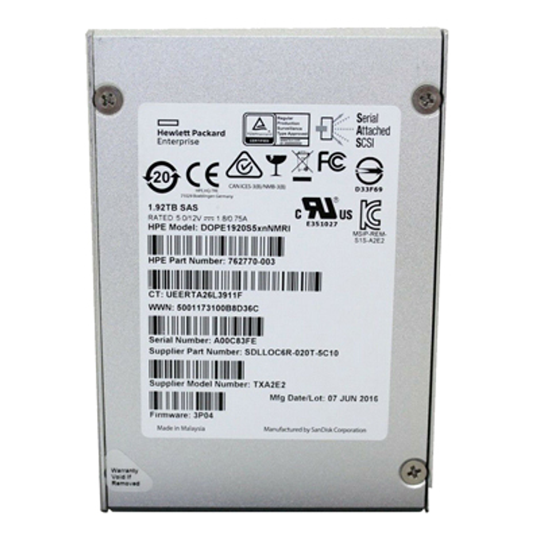 HP 1.92TB SSD SAS 1