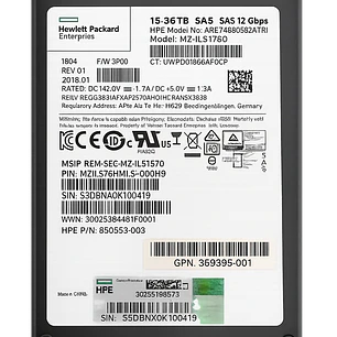 HP Enterprise 15.36TB SSD SAS