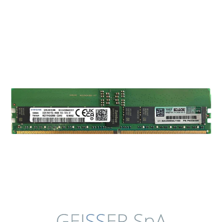Samsung 32GB 2Rx8 PC5-4800B HPE Smart Memory 1