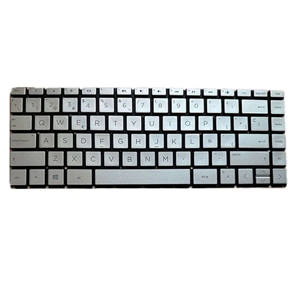 Teclado HP 14-CE Plateado INSTALADO 1