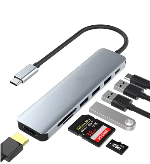 Adaptador HUB  7 in 1 