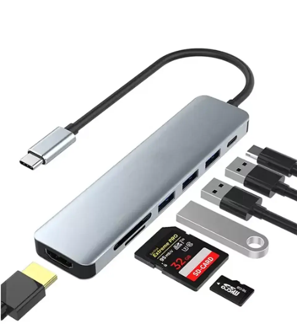 Adaptador HUB  7 in 1  1