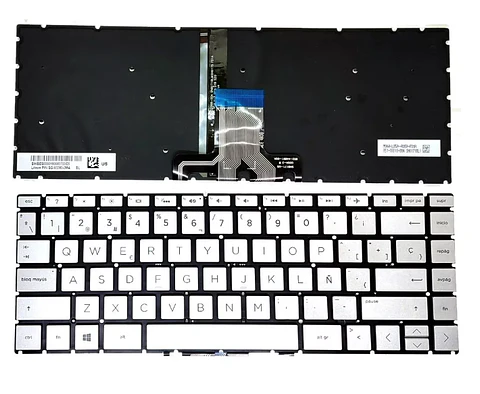 Teclado HP 14-DH Plateado INSTALADO
