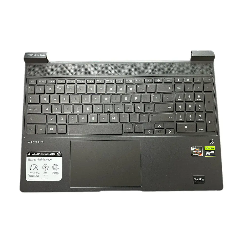 Teclado / Palmrest HP Victus 15-FA Original Instalado 1