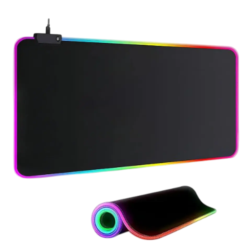 Pad mouse con luces RGB 1