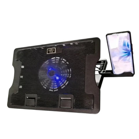 Base enfriadora para Notebook con soporte celular