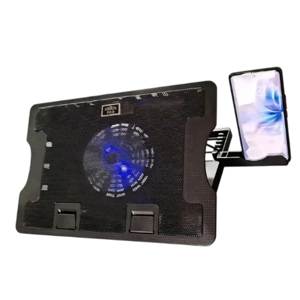 Base enfriadora para Notebook con soporte celular 1