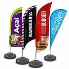Base bandeirola Tecido Dupla Face personalizado 2