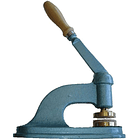 Carimbo selo branco - grande gravação a laser personalizado 2