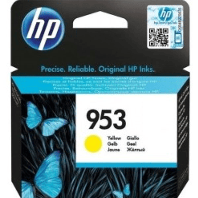 HP tinteiro 953 amarelo pagewide original F6u14AE 