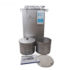 Autoclave esterilizador a vapor de pressão vertical de 50 litros 2