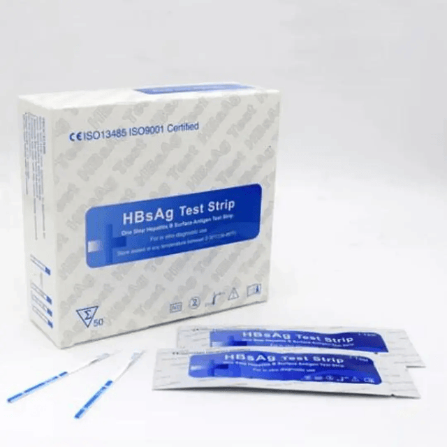 Home Use One Step HBsAg Hepatitis B Whole Blood Rapid Tira de teste 