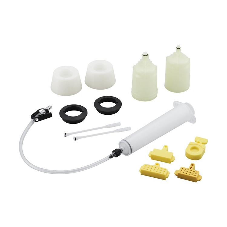 Kit de Sangrado de Frenos Shimano para Todos los Frenos Shimano con Aceite  Mineral de 100 ml, Bloque de Sangrado/ Herramienta de Corrección de Rotor,  Cuatro Llaves Allen y Llave de 7