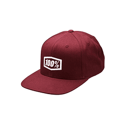 GORRO JOCKEY 100% ICON BURGUNDY