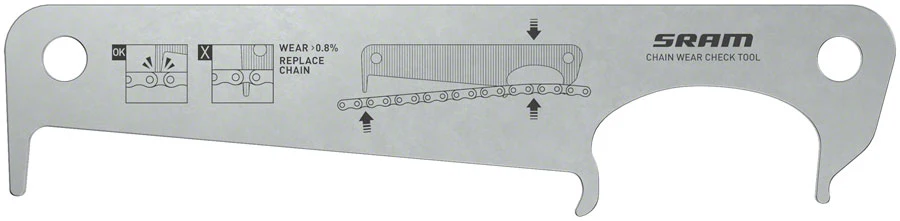Medidor de desgaste SRAM 0.8