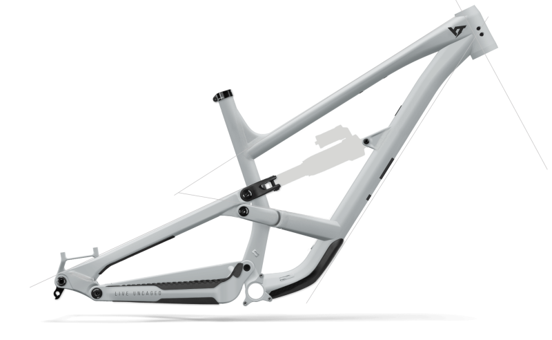 Cuadro YT Capra MK3 AL Gris C2