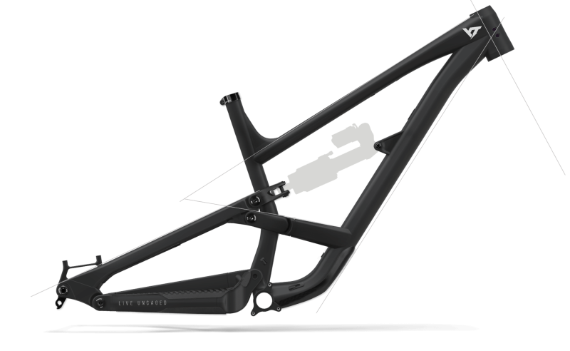 Cuadro YT Capra MK3 AL Negro C3