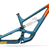 Cuadro YT Capra MK3 MX Carbono rojo azul