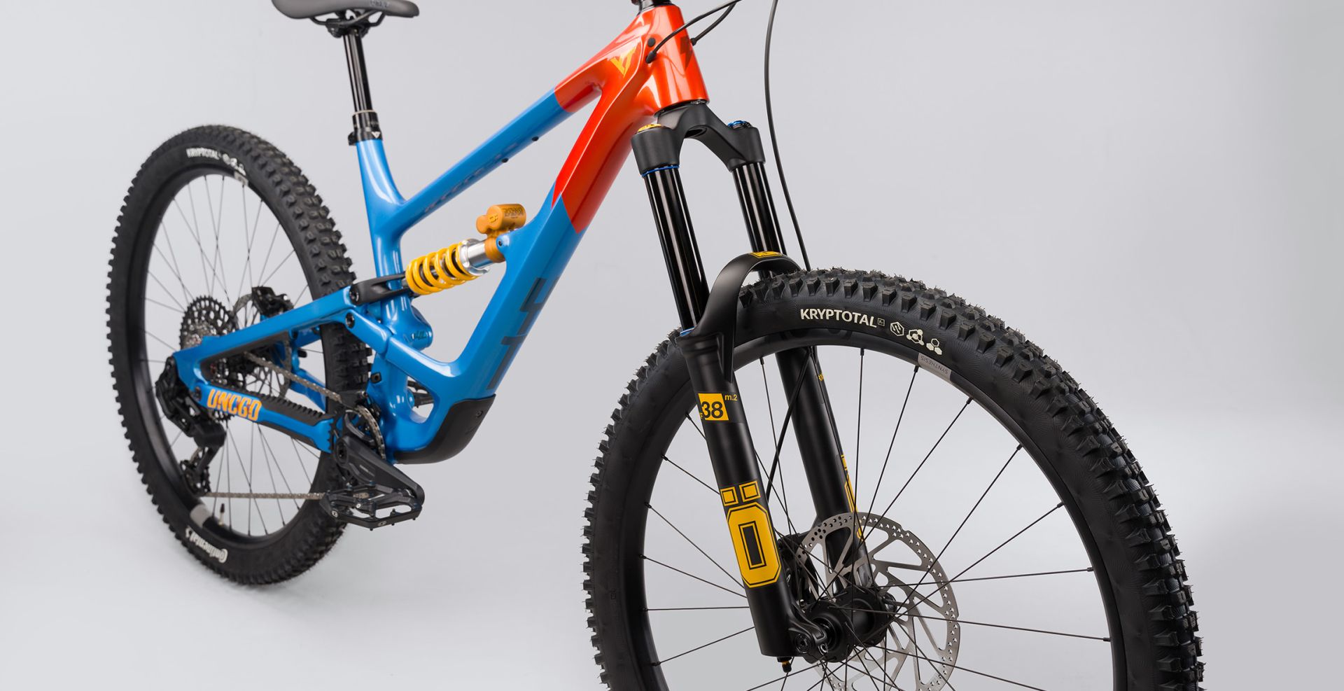 Cuadro YT Capra MK3 MX Carbono rojo azul