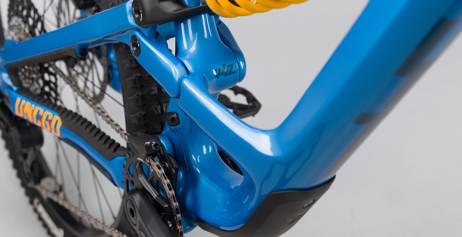 Cuadro YT Capra MK3 MX Carbono rojo azul