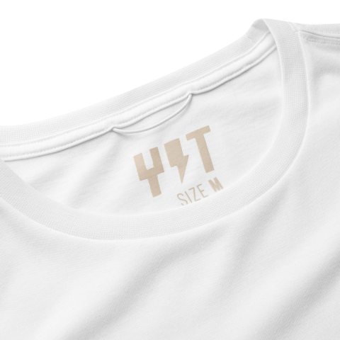 Polera YT Signature Logo blanca