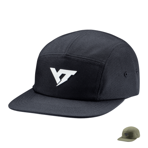 Gorro 5 paneles negro