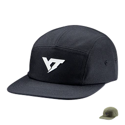 Gorro 5 paneles negro