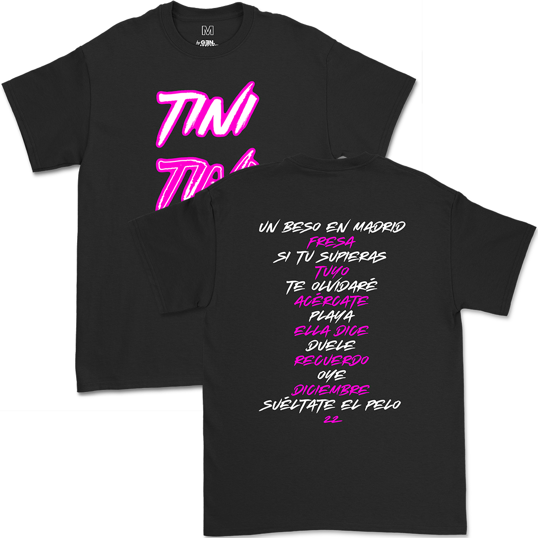 Tini · Setlist