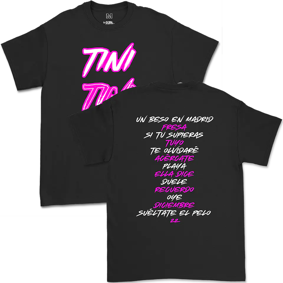 Tini · Setlist 1