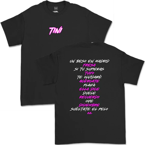 Tini · Setlist Mini