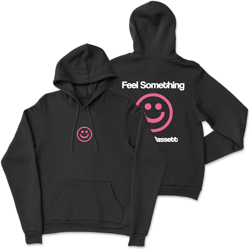 Joshua Bassett's · Feel Something Face Hoodie 1