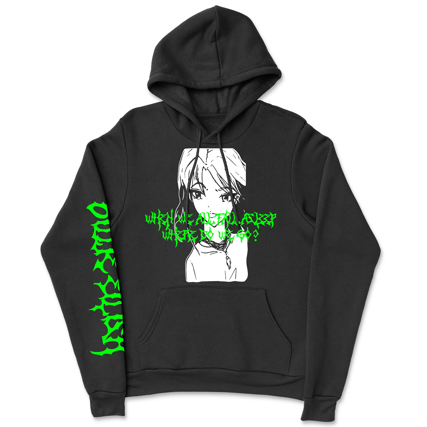 Billie Eilish · Trash Fonts Hoodie 1